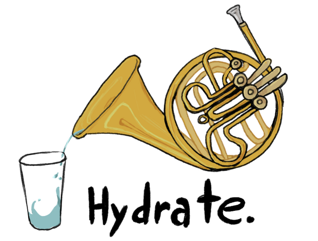 French Horn Sticker